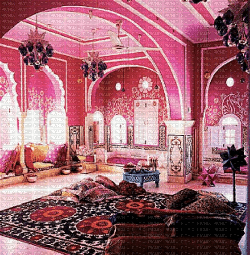rena pink india room Hintergrund Raum - 無料png