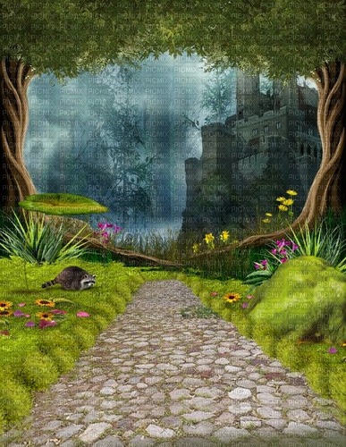 fantasy castle background - png gratis