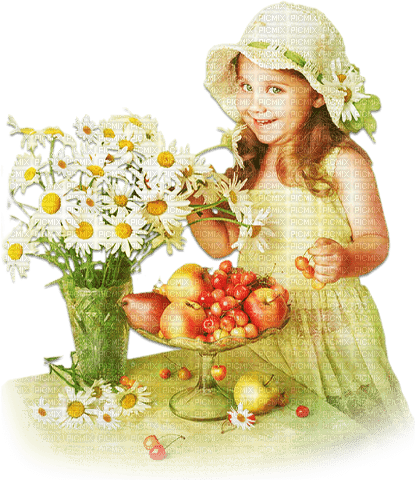 soave children girl summer spring flowers - δωρεάν png