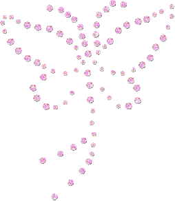 deco pink glitter butterfly - 免费动画 GIF