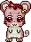 hamster doremi pixel gif - Бесплатный анимированный гифка