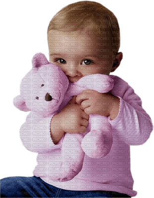 Kaz_Creations Baby Enfant Child Girl Teddy - ücretsiz png