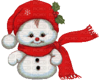 bonhomme de neige - Ilmainen animoitu GIF