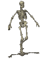 skeleton run - Zdarma animovaný GIF