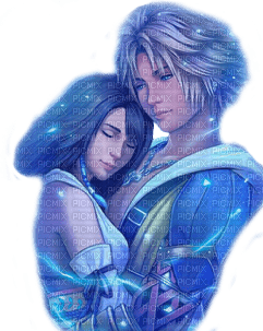 final fantasy  tidus and yuna - 免费PNG