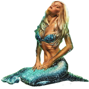Kaz_Creations Mermaid Mermaids - GIF animado grátis