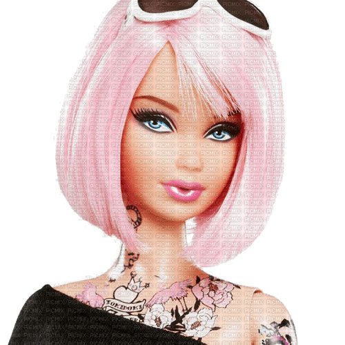 Barbie Tattoo - zdarma png