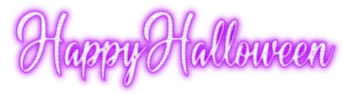 Happy Halloween.Text.Purple - KittyKatLuv65 - png gratuito