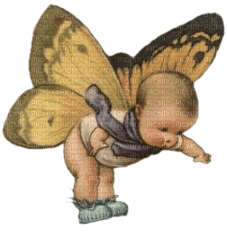 Baby Schmetterling - png gratis