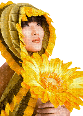 Kaz_Creations Woman Femme Flowers - 無料png