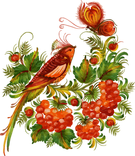 Autumn Bird - Free PNG
