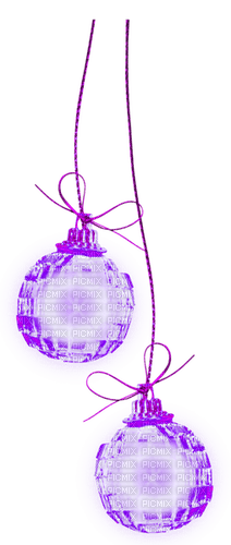 Ornaments.Lights.Purple - Free PNG