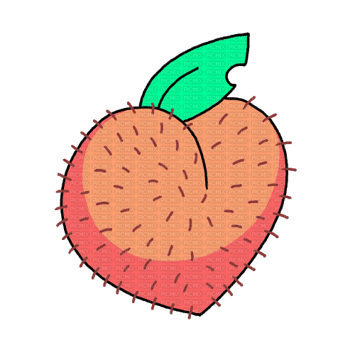 Emoji Peach - GIF animé gratuit