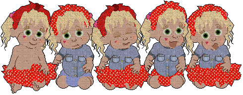 Babyz Red and Denim Outfit - png gratis