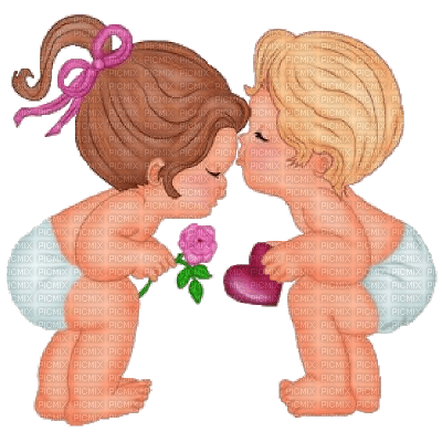Kaz_Creations Valentines Love Cute Baby Angels - zdarma png