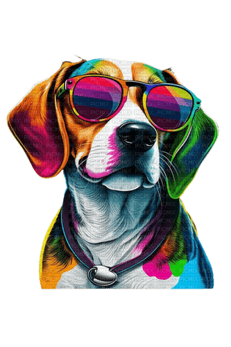 loly33 chien colore - 無料png