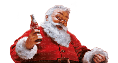 coca cola drink  santa claus Père Noël weihnachtsmann man homme  christmas noel xmas weihnachten Navidad рождество natal tube - 無料png