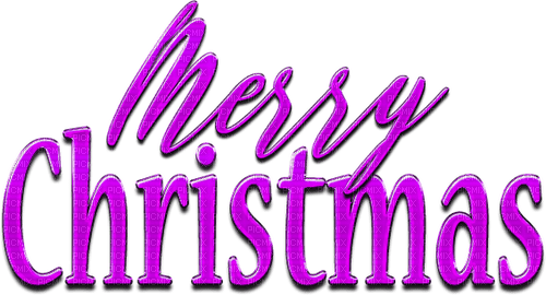 Merry Christmas.Text.Purple - 免费PNG