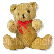 blinking teddy bear - Darmowy animowany GIF
