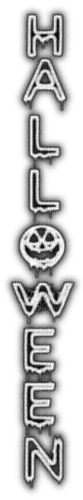 Halloween.Text.Black - KittyKatLuv65 - PNG gratuit