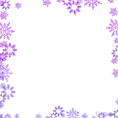 soave frame  deco snowflake winter christmas - Free animated GIF
