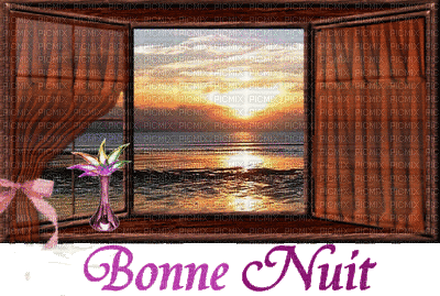 Fenêtre soir - Δωρεάν κινούμενο GIF