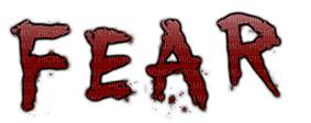 Fear.Text.Halloween.Victoriabea - 免费PNG