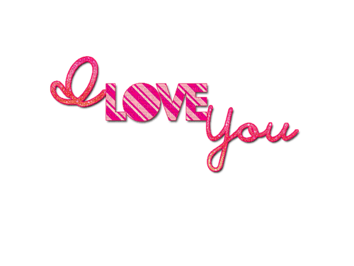✶ I Love You {by Merishy} ✶ - Free PNG