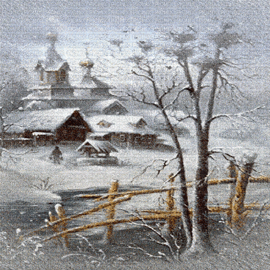fondo paisaje invierno tormenta gif dubravka4 - Бесплатный анимированный гифка