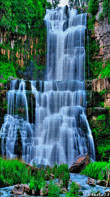 waterfall - Ilmainen animoitu GIF