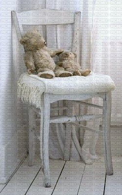 CHAIR WITH TEDDY BEARS - gratis png