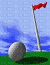 golf ball - Gratis animeret GIF