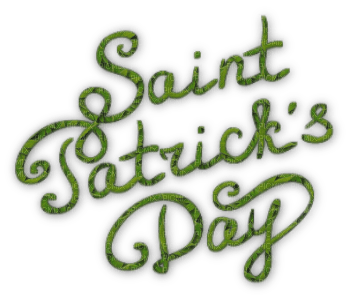 soave text st.patrick  green - δωρεάν png