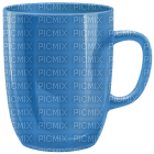 Kaz_Creations Blue Mug Cup - gratis png
