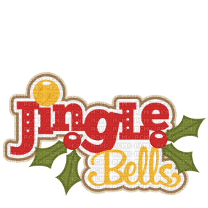 Kaz_Creations Logo Text Jingle Bells - png gratuito
