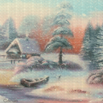 Winter snow background - Besplatni animirani GIF