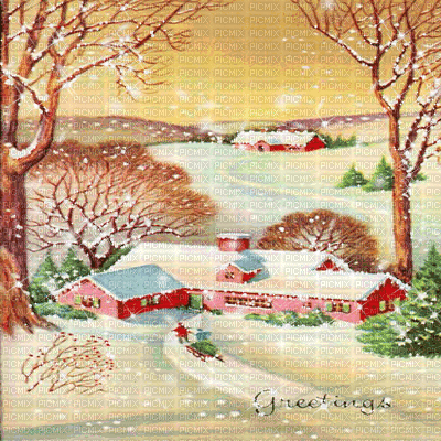 kikkapink winter vintage background christmas gif - Бесплатный анимированный гифка