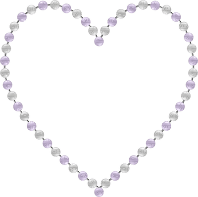 Kaz_Creations Deco Beads Heart Love Colours - png grátis