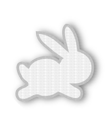 White bunny - gratis png
