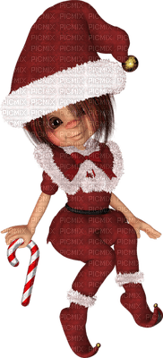 Kaz_Creations Christmas Deco Dolls - PNG gratuit