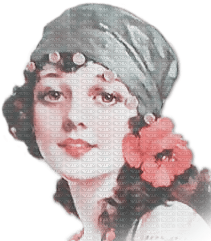 soave woman gypsy vintage pink teal - безплатен png