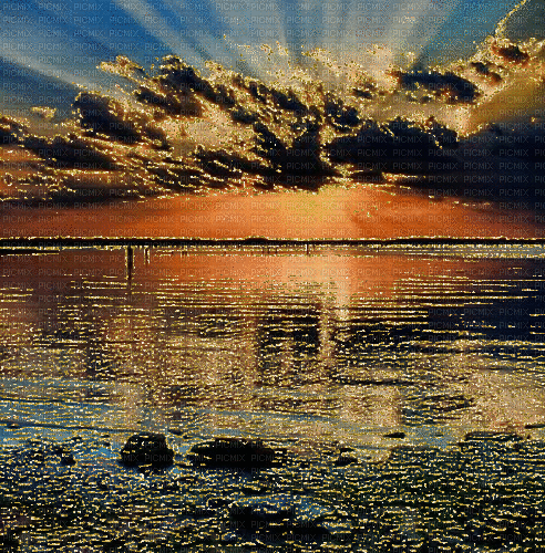Rena Glitter Landschaft Hintergrund - Δωρεάν κινούμενο GIF