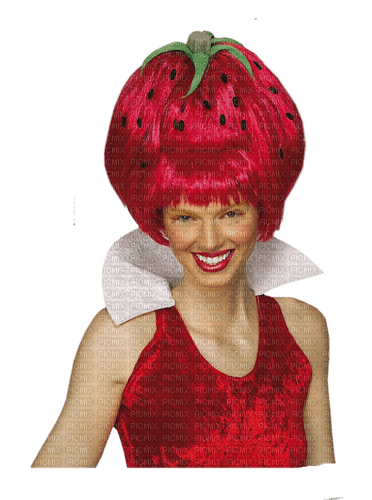 Femme fraise - Free PNG