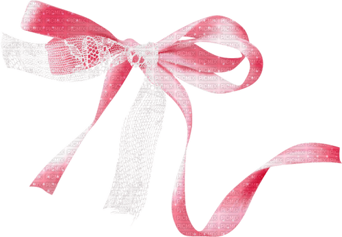dolceluna pink ribbon lace - PNG gratuit
