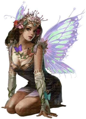 loly33 fairy papillon - безплатен png