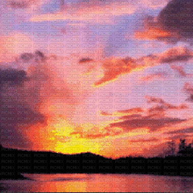 summer sunset bg gif coucher de soleil fond - GIF animé gratuit