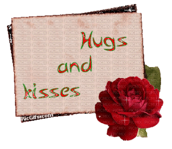 Hugs And Kisses - GIF animado gratis