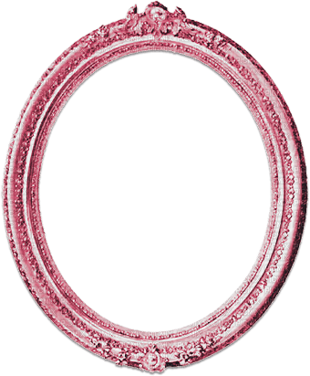 soave frame vintage oval  deco pink - ilmainen png