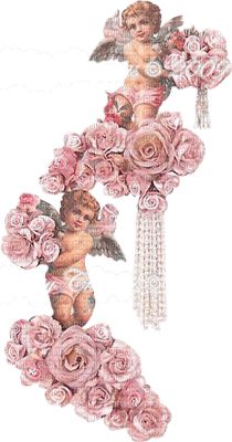 minou angels pink -änglar rosa - gratis png
