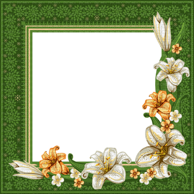 Kaz_Creations Deco Frames Frame Flowers - darmowe png